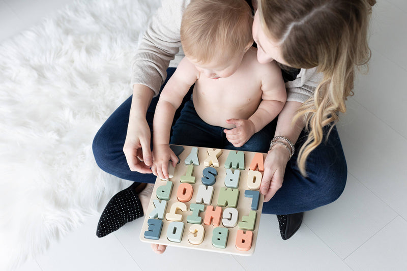 Wooden Alphabet Puzzle Toy