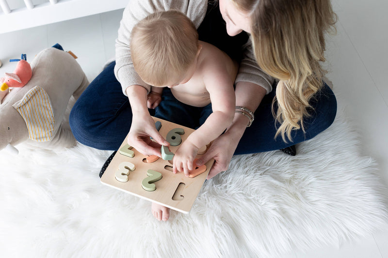 Wooden Numbers Puzzle Toy