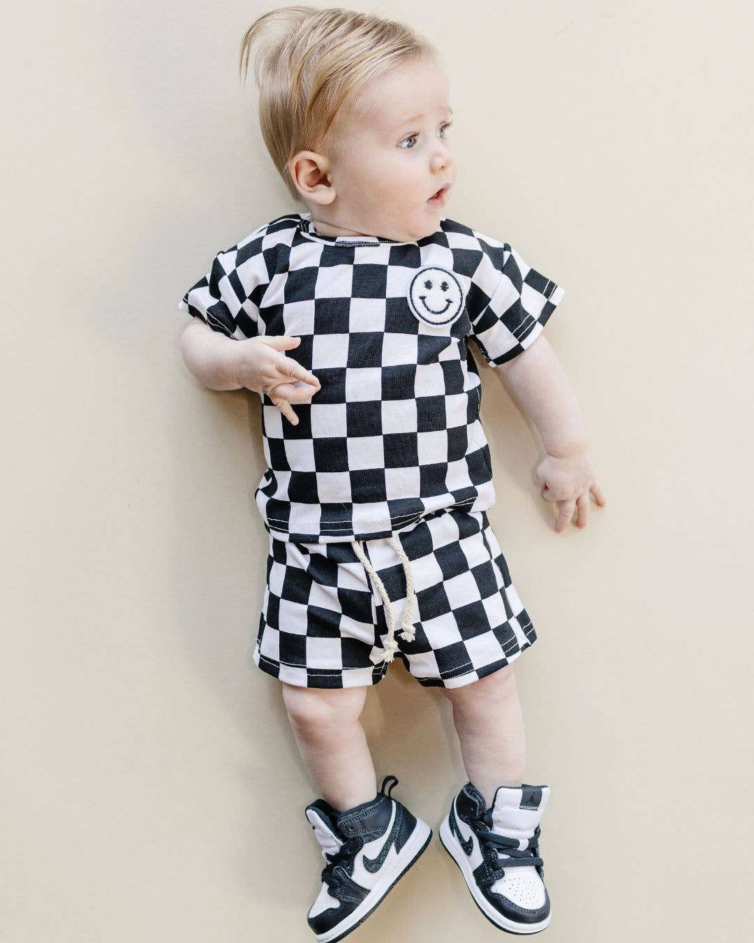 Checkered Shorts Set