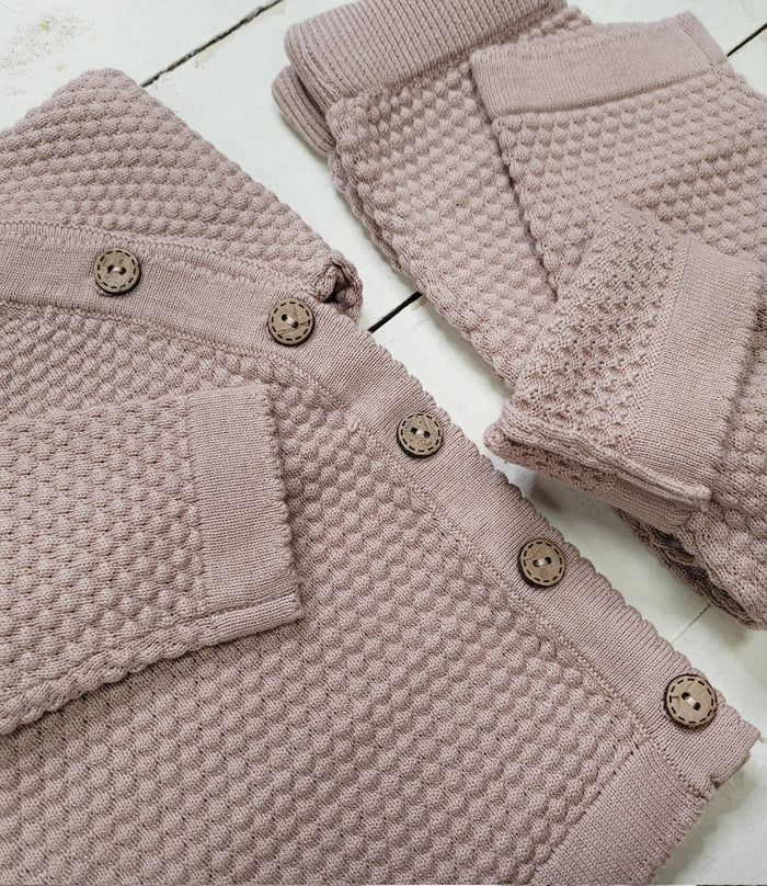 Mauve 2pc Knit Outfit