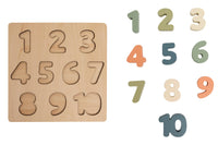 Wooden Numbers Puzzle Toy