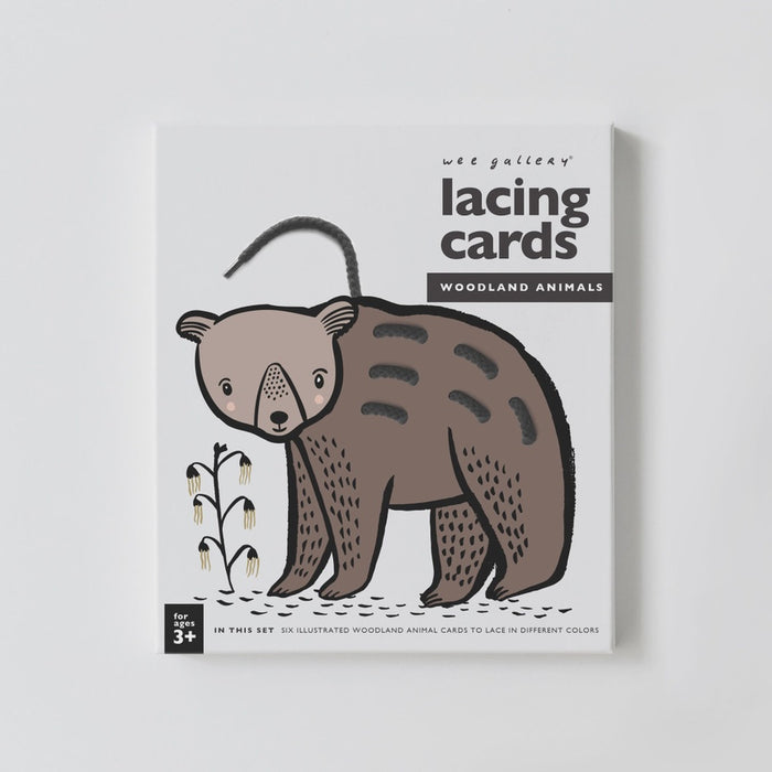 Woodland Lacing Cards