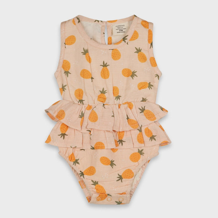 Sleeveless Ruffle Baby Romper