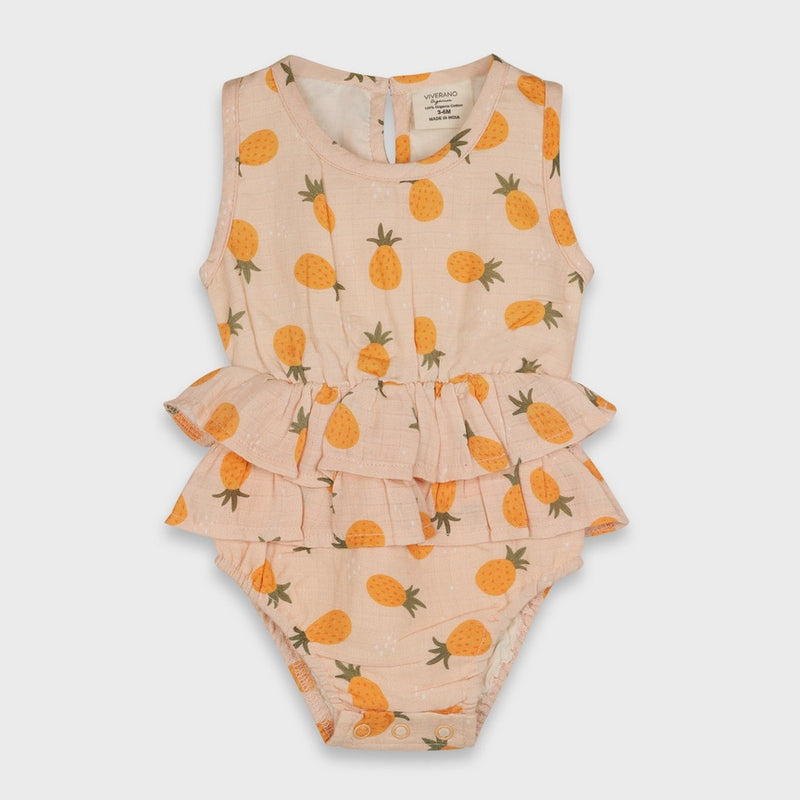 Sleeveless Ruffle Baby Romper