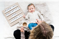 Wood Tile Letter Board