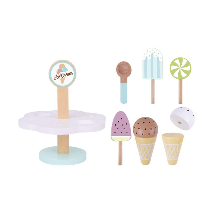 Wooden Ice cream Set