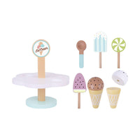 Wooden Ice Cream Set