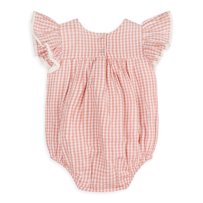 Sofia Gingham Bubble Romper