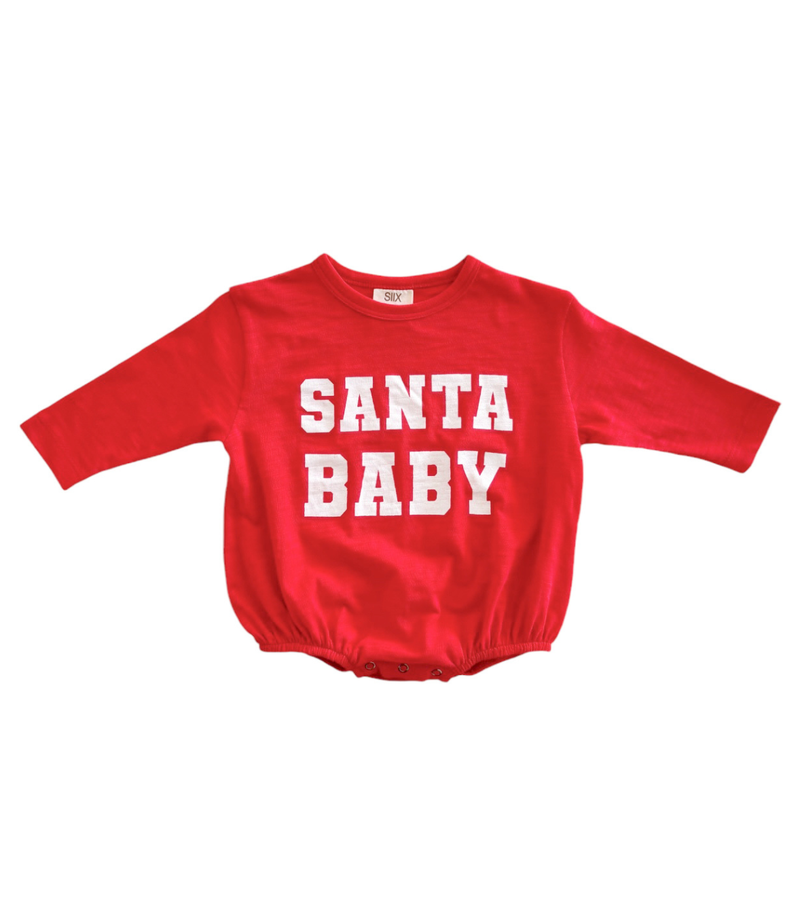 Santa Baby Long Sleeve Bubble