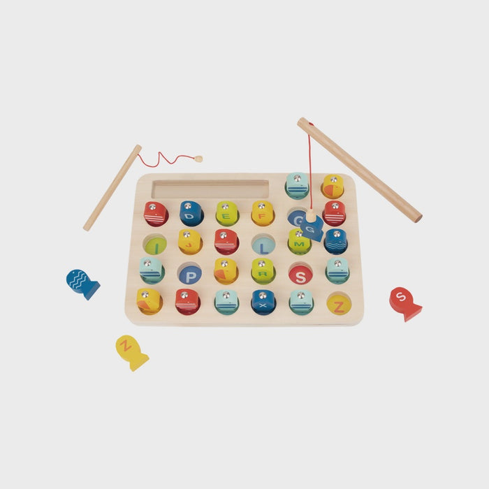 Wooden Magnetic Fishing Game