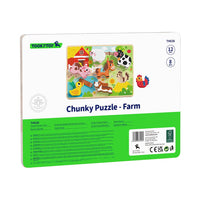 Wooden Chunky Farm Puzzle