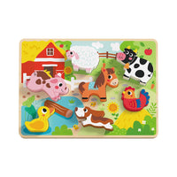 Wooden Chunky Farm Puzzle