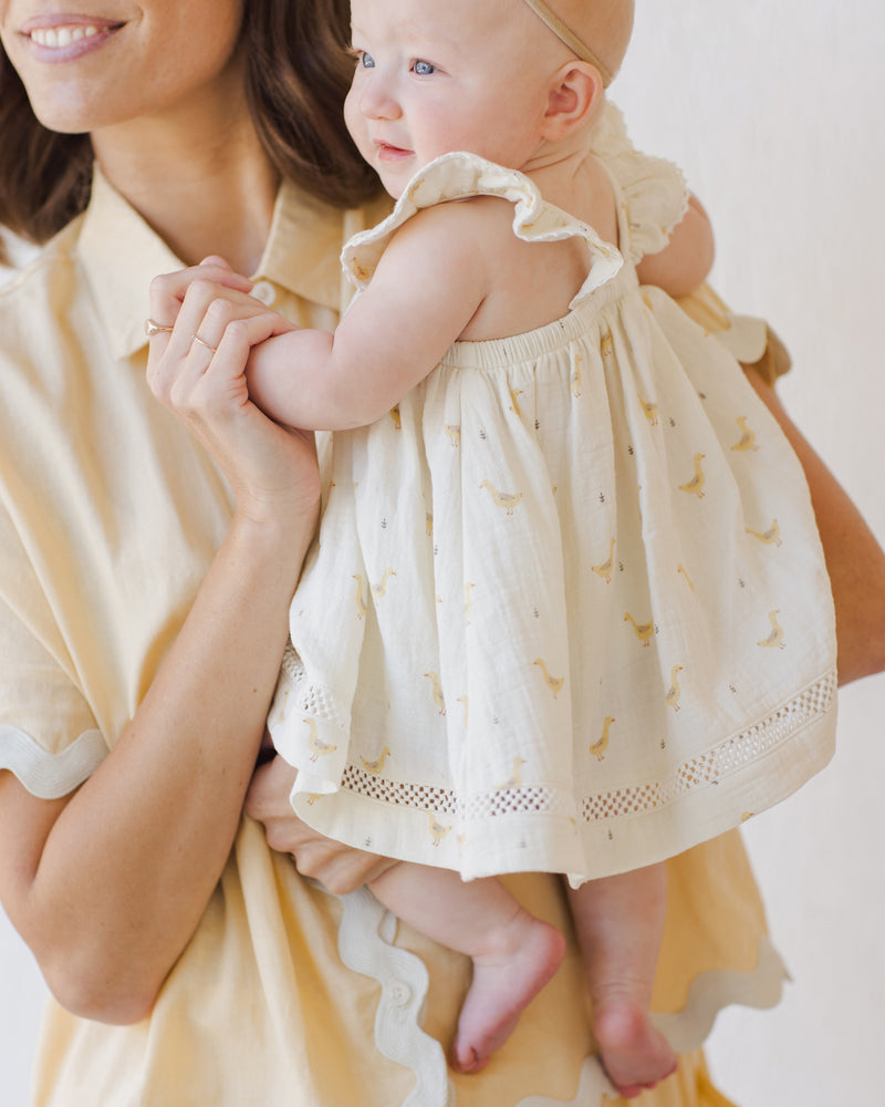 Ruffled Tank Dress