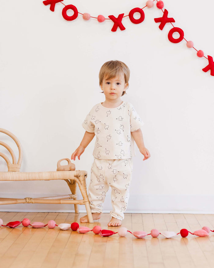 Cupid Jersey Tee + Pant Set