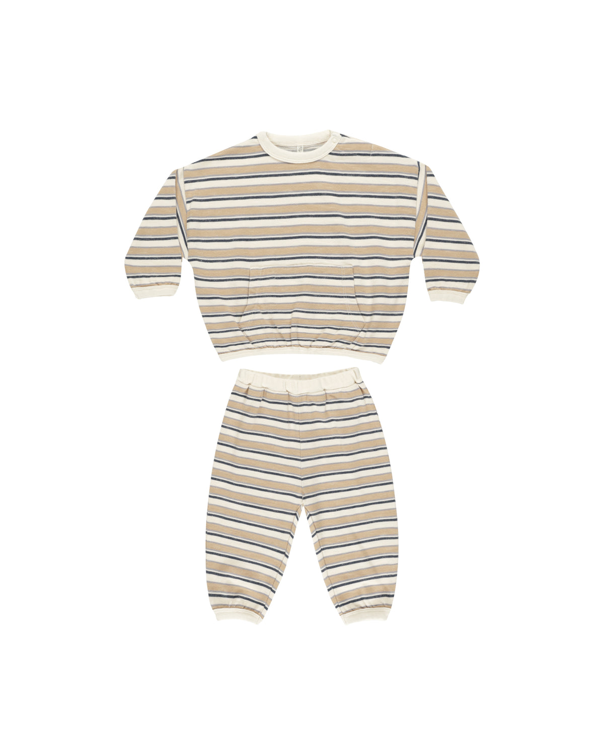 Relaxed Blue Vintage Stripe Set