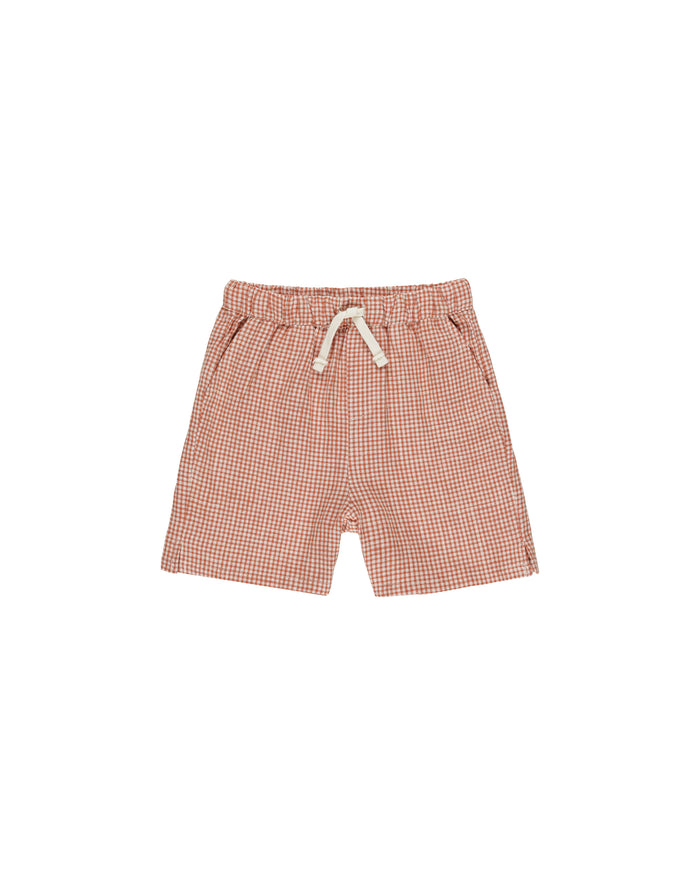 Poppy Gingham Perry Short