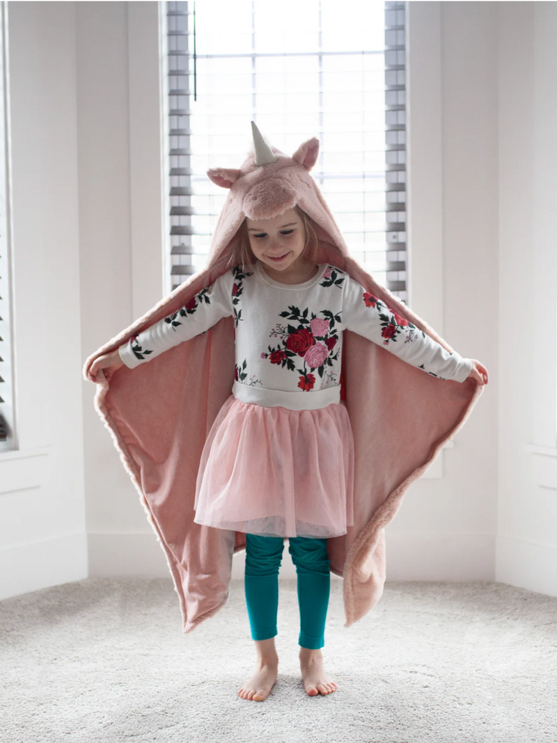 Uliana Unicorn Hooded Blanket