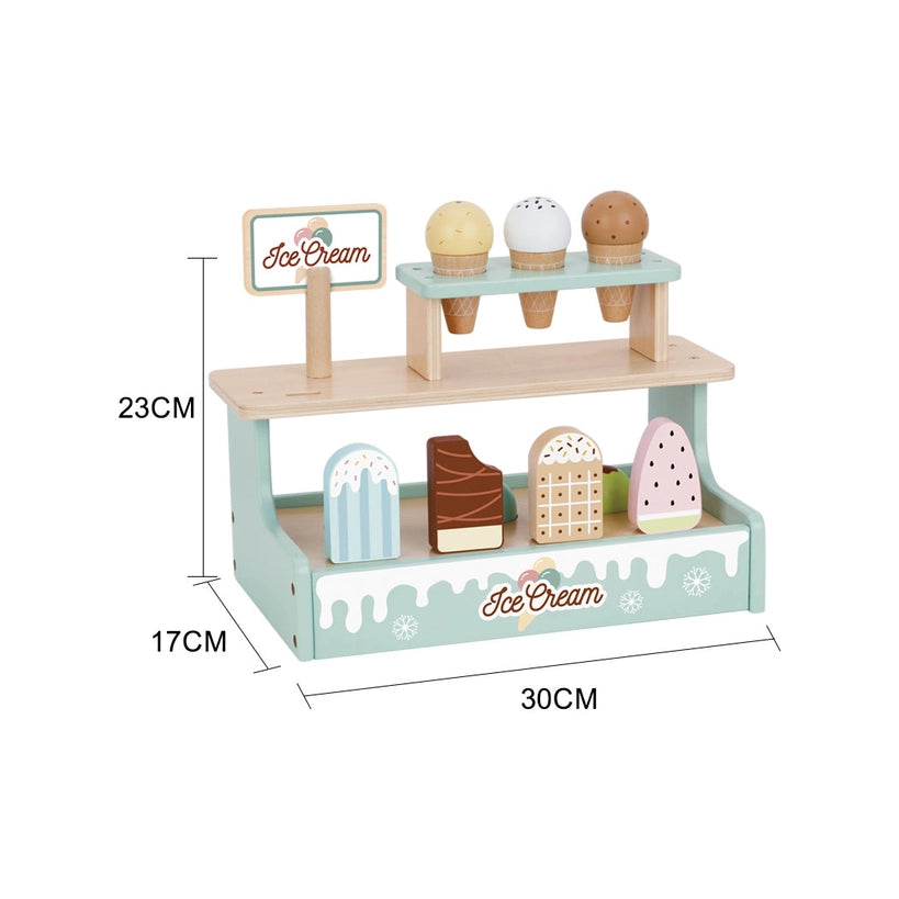 Wooden Ice Cream Shop