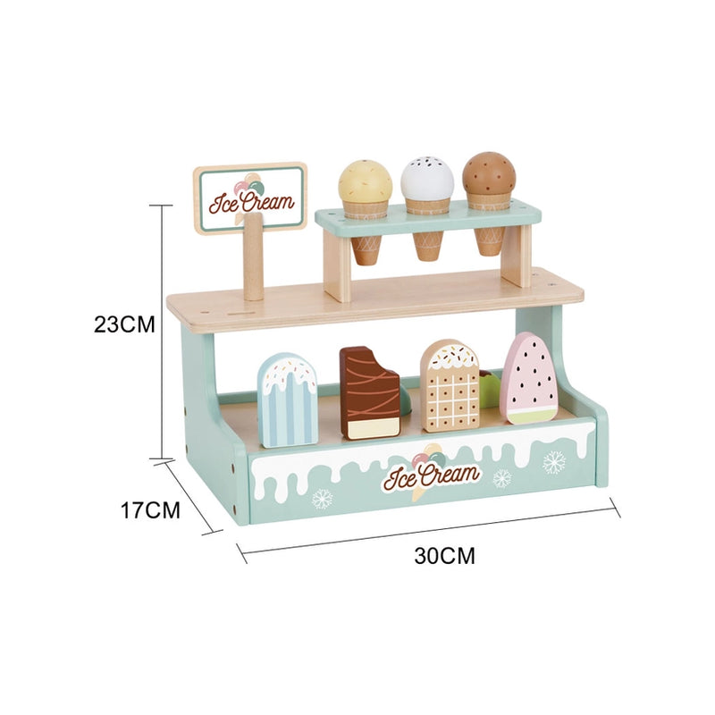 Wooden Ice Cream Shop