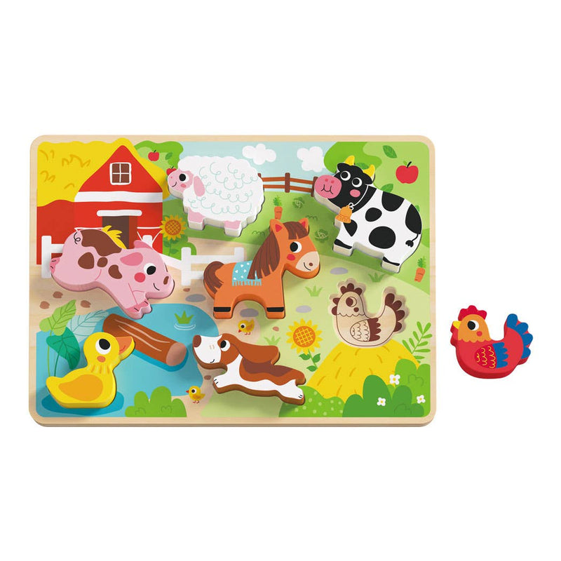 Wooden Chunky Farm Puzzle