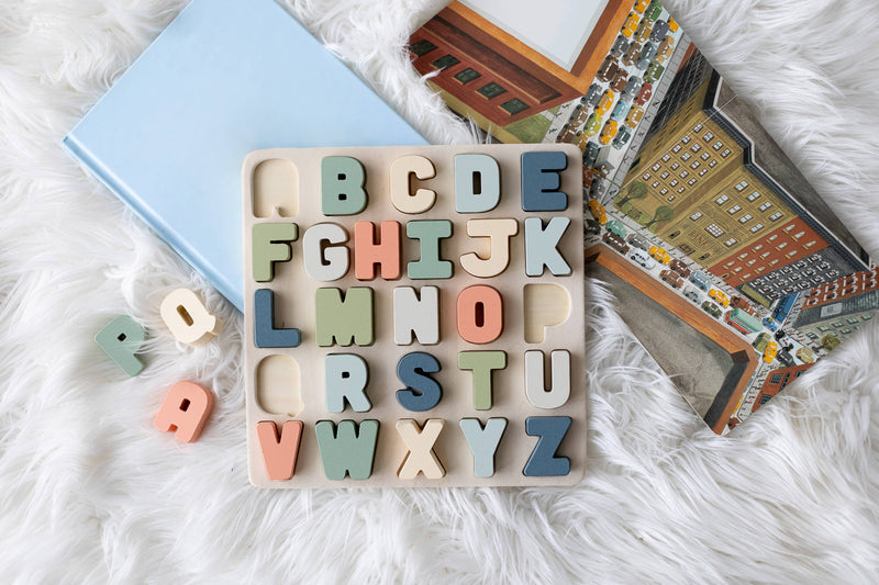 Wooden Alphabet Puzzle Toy