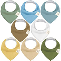 Bandana Bibs 8-pack