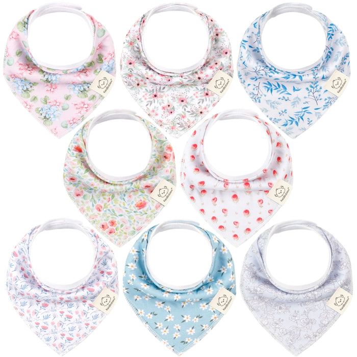 Bandana Bibs 8-pack