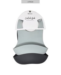 Silicone Catch Bib Set