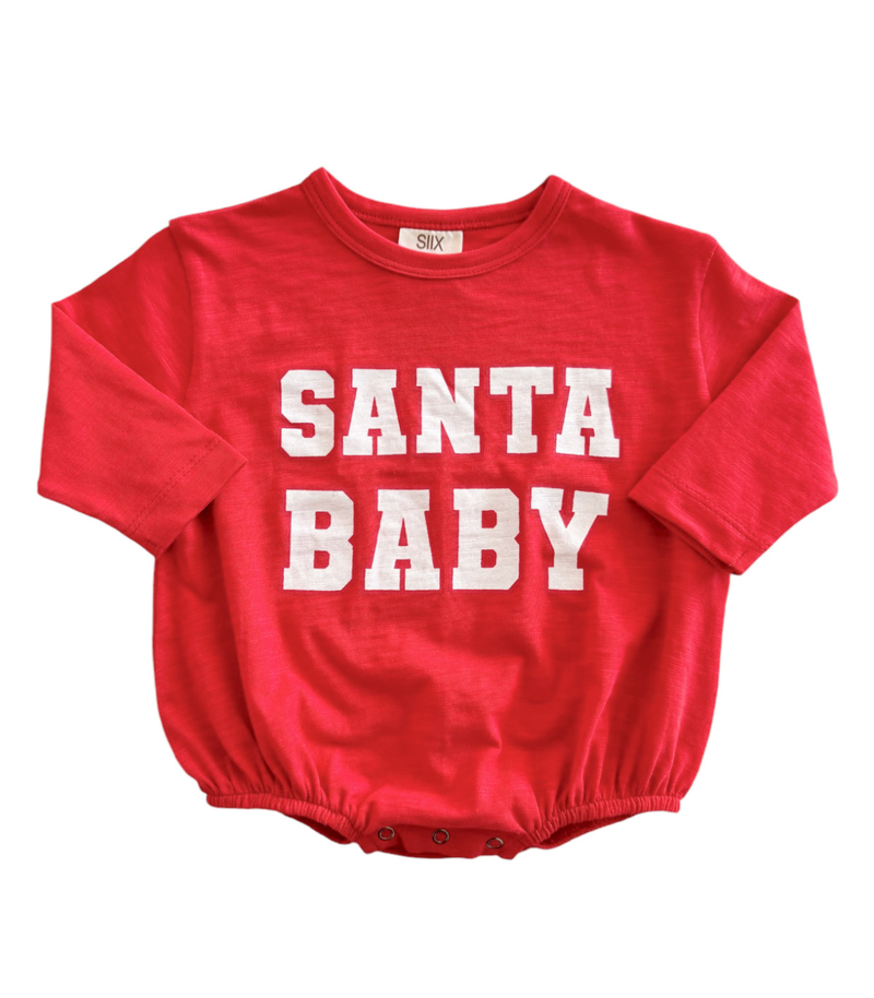 Santa Baby Long Sleeve Bubble