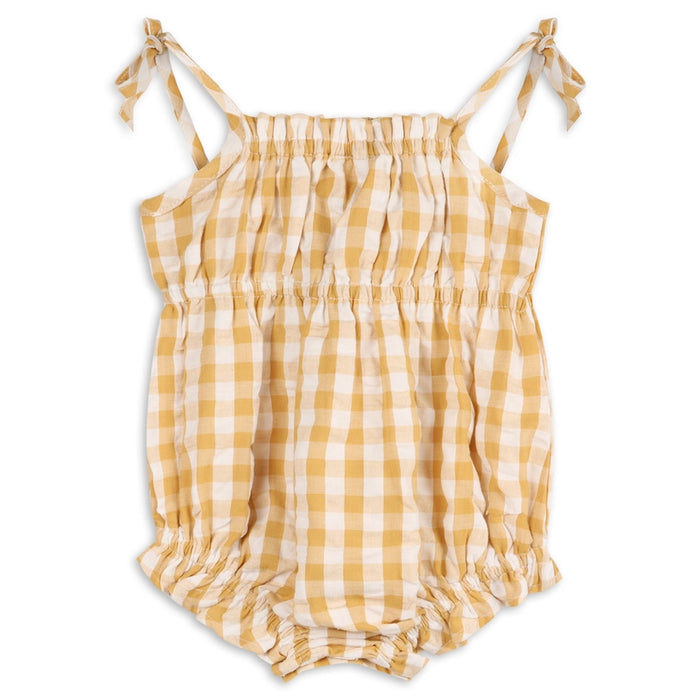 Lola Shoulder Tie Baby Romper