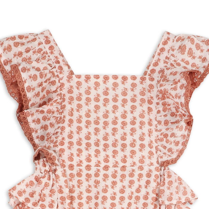 Vienna Dotted Baby Romper