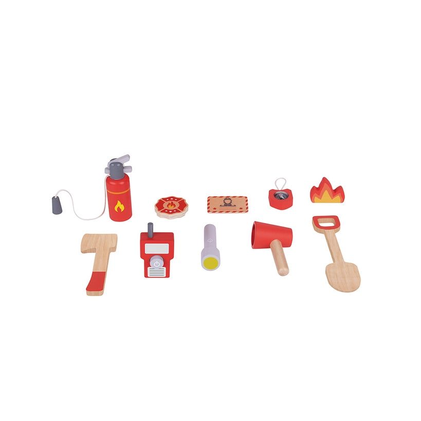 Wooden Little Firefighter Play Set