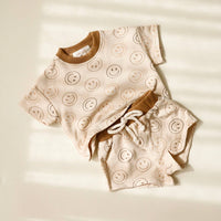 Smiley Shorts Set