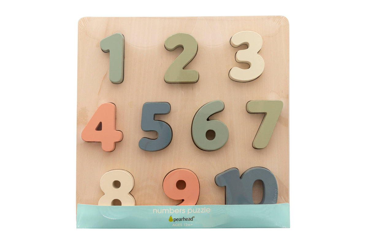 Wooden Numbers Puzzle Toy