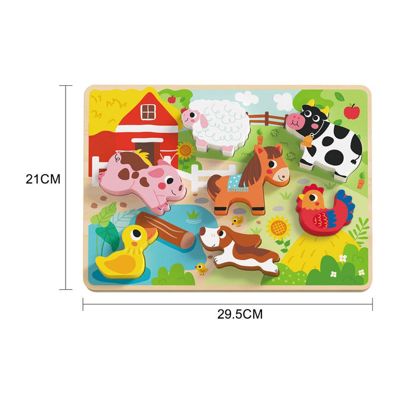 Wooden Chunky Farm Puzzle