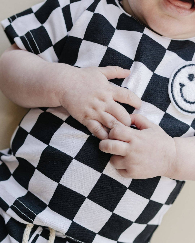 Checkered Shorts Set