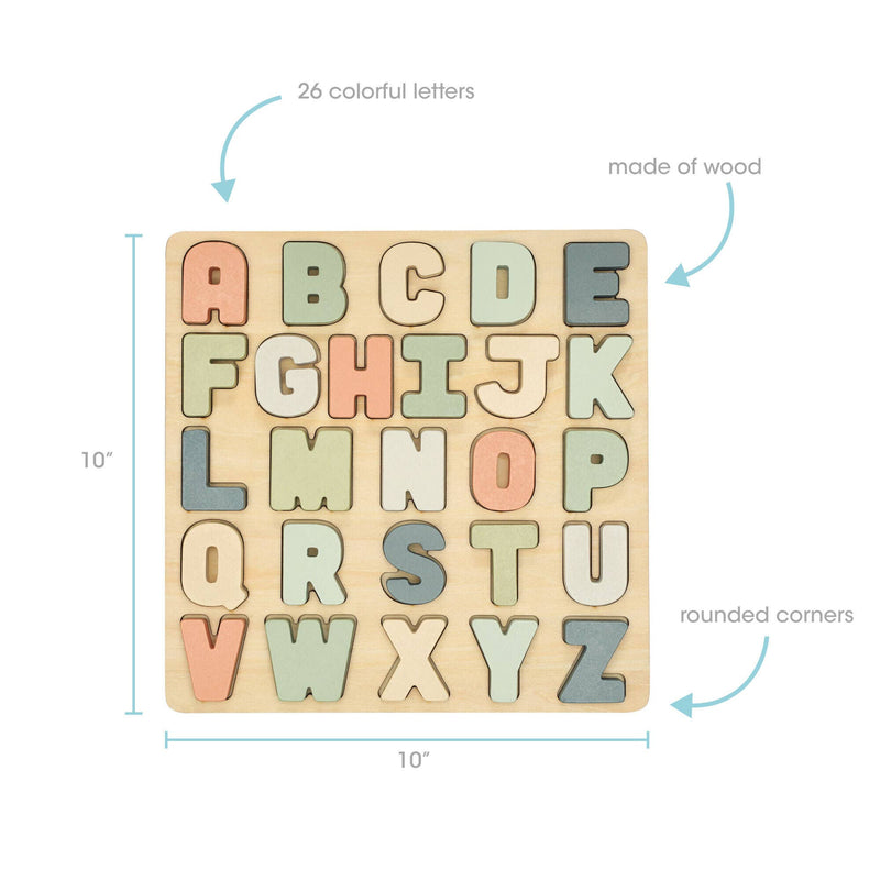 Wooden Alphabet Puzzle Toy