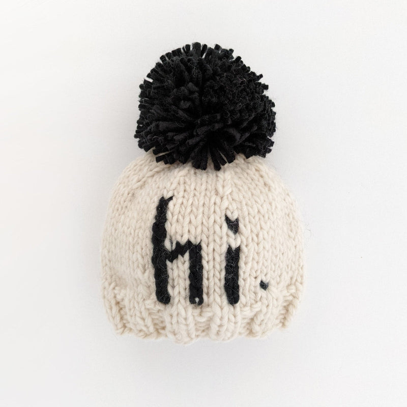 hi. Hand Knit Beanie Hat