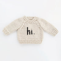 hi. Crew Neck Sweater