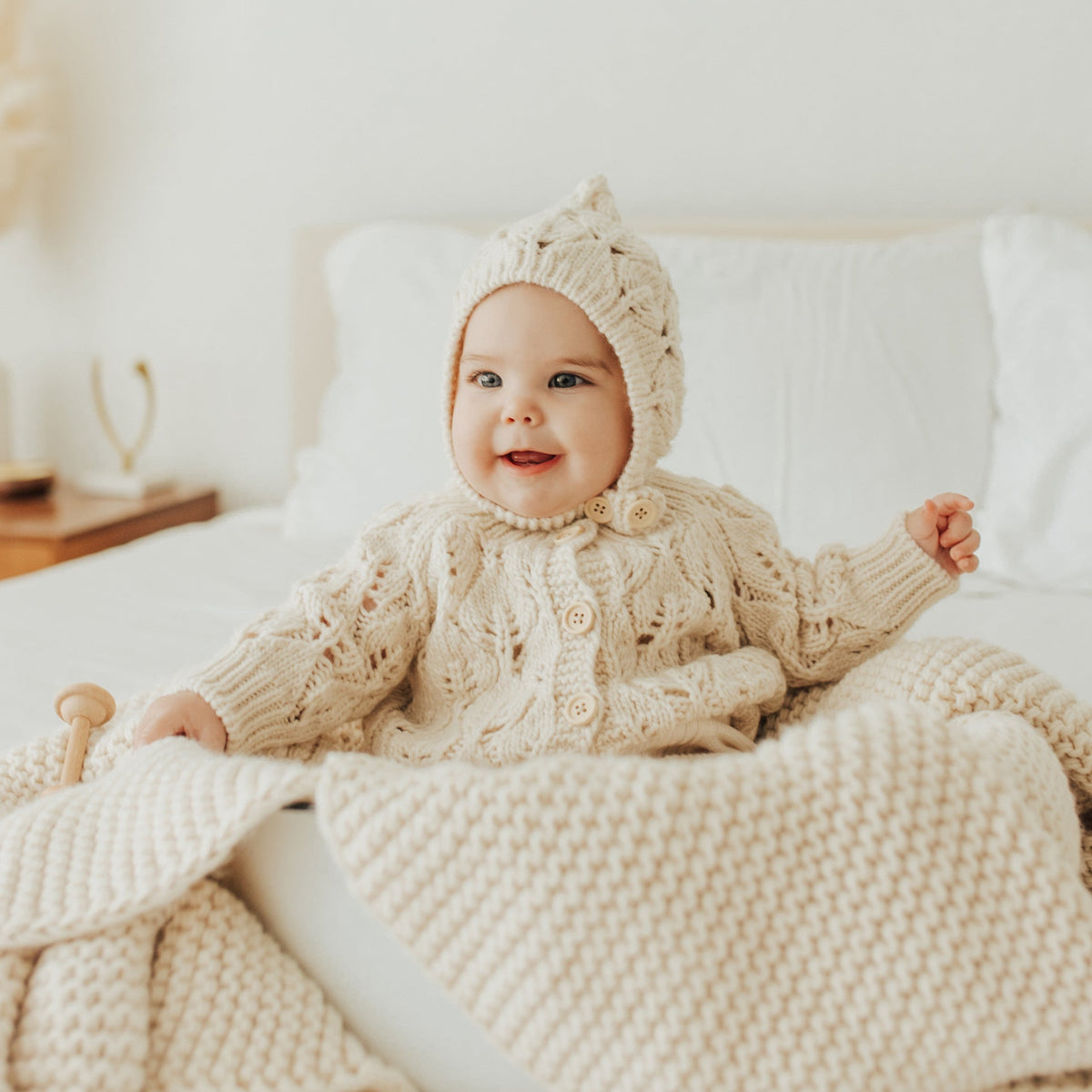 Leaf Lace Cardigan Sweater