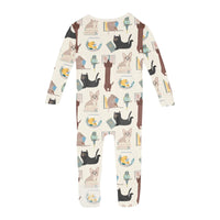 Print Convertible Sleeper w/ Zipper