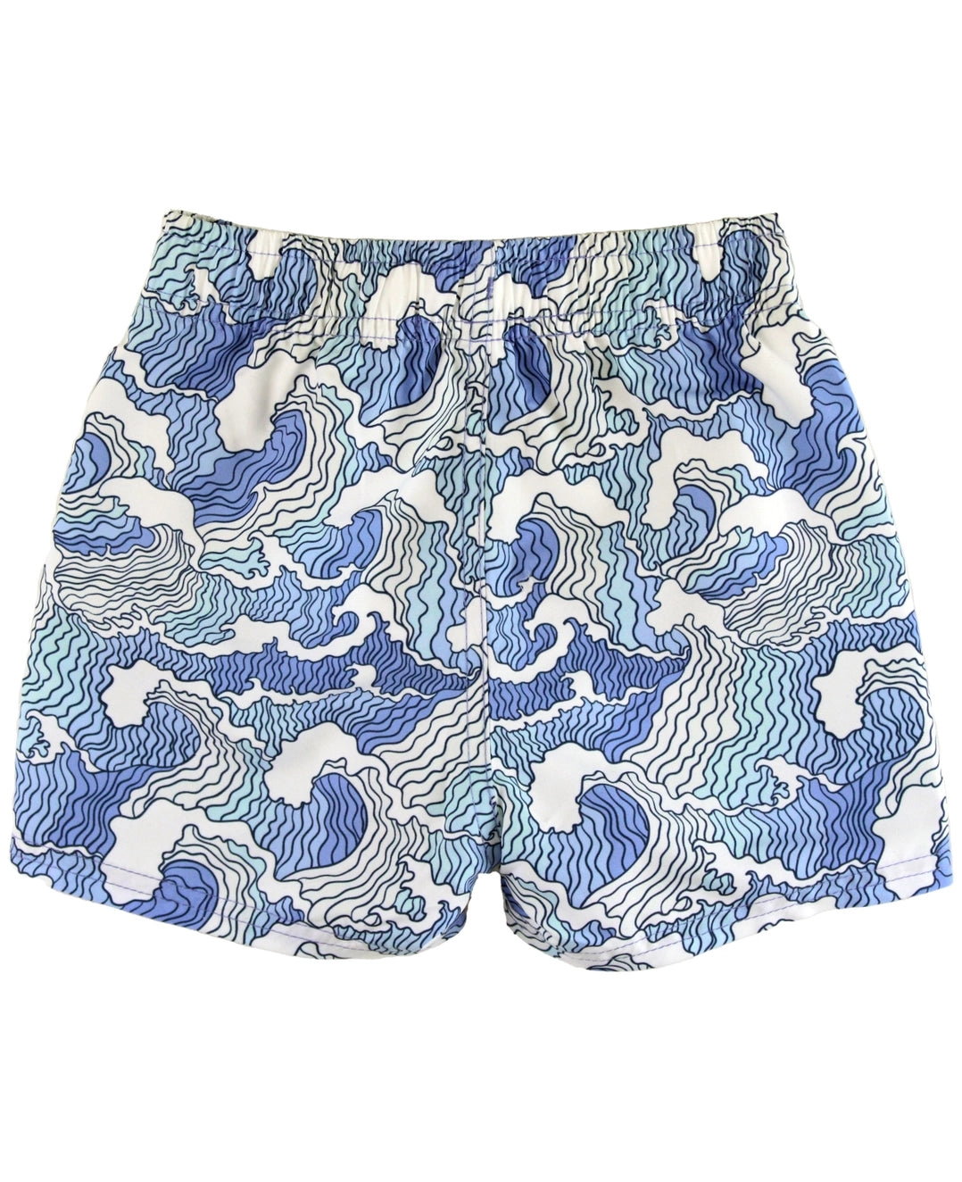 Boys Ocean Blue Swim Trunks