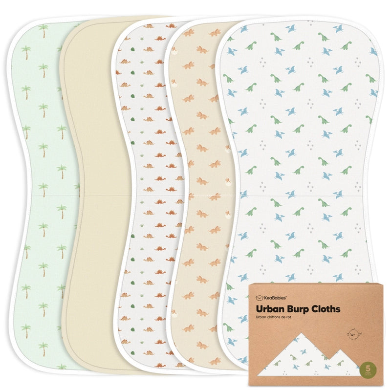 5-Pack Urban Burp Cloths