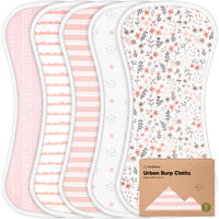 5-Pack Urban Burp Cloths