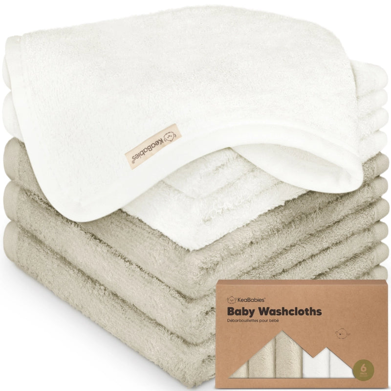 6-Pack Baby Wash Cloths