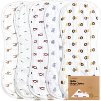 5-Pack Softe Burp Cloths