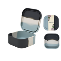 Blue Tie Dye Silicone Mini Bento Box