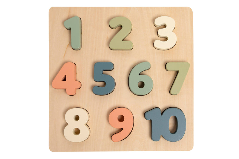 Wooden Numbers Puzzle Toy